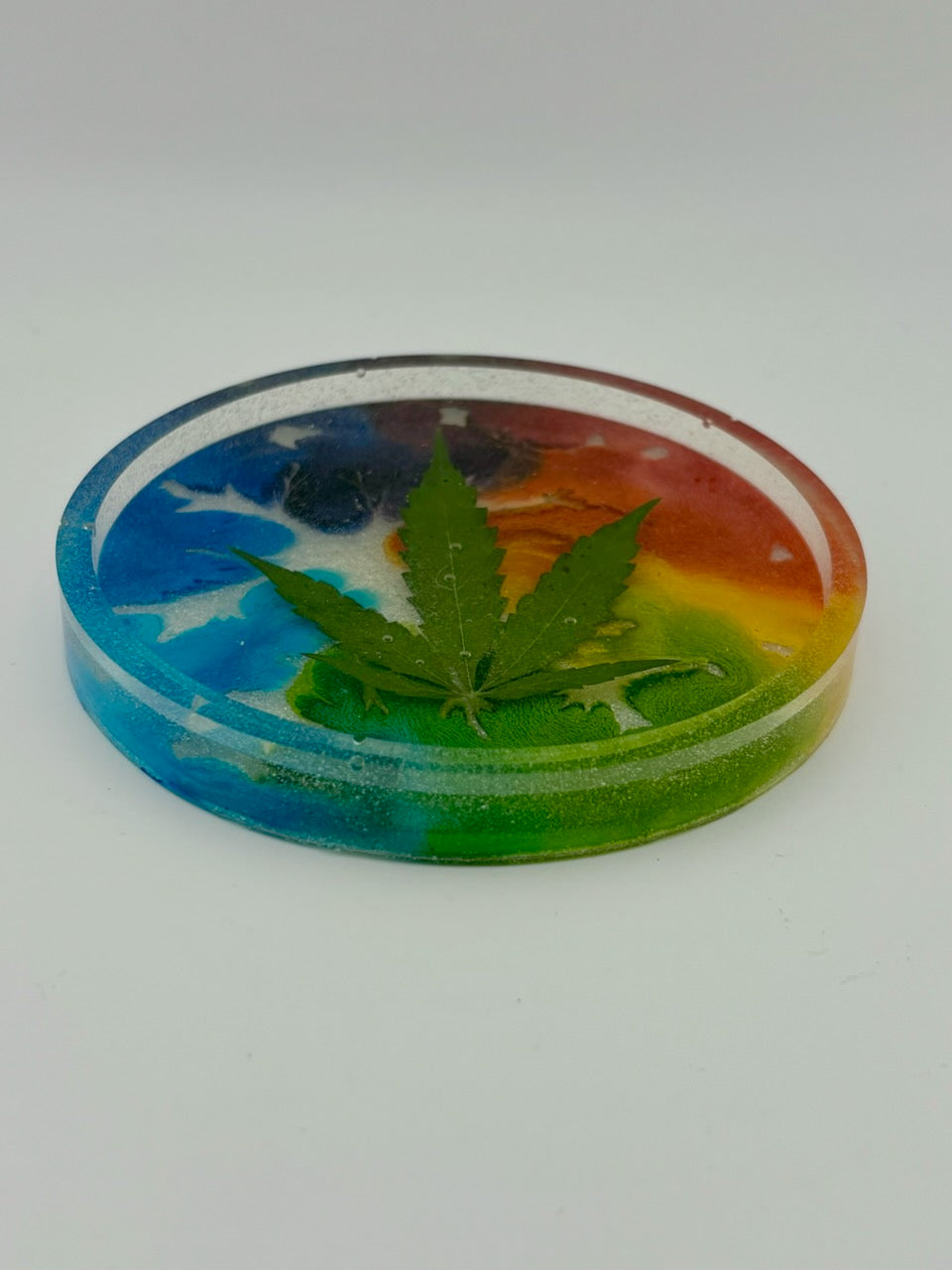 Hemp Coaster Rainbow - Strain: M1OG 1 of 1