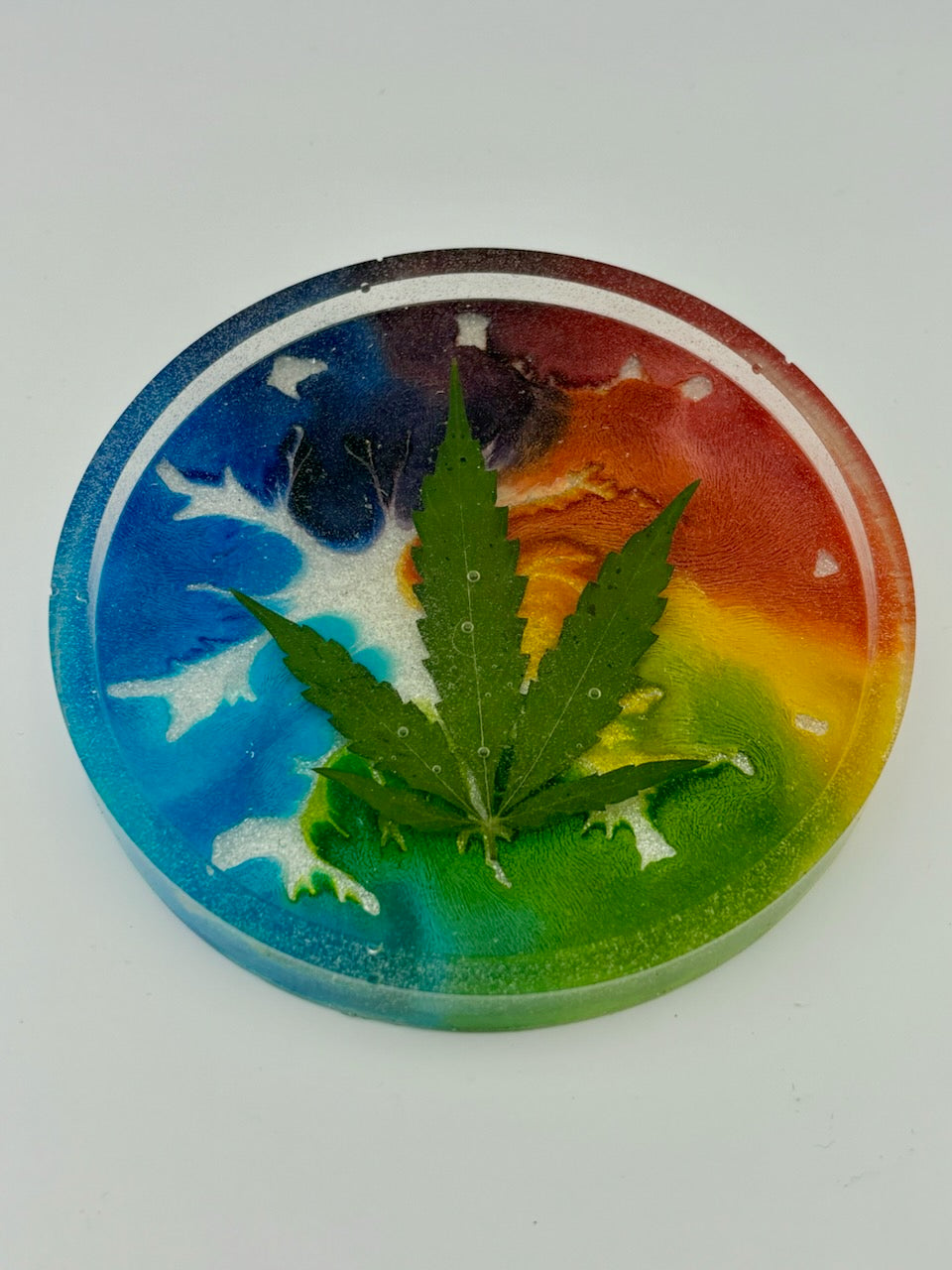 Hemp Coaster Rainbow - Strain: M1OG 1 of 1